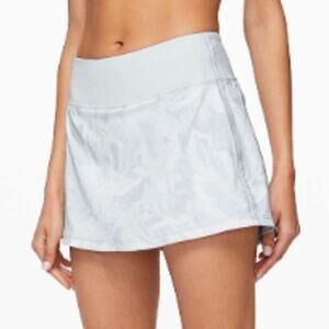 Lululemon 4 Pace Rival Skirt 13" Mini Tropical Shadow Starlight Multi Pickleball